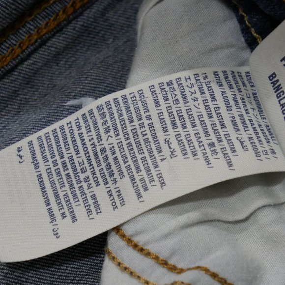 Abercrombie Kids Girls Denim Jean Shorts Roll Cuff Size 14 - Picture 7 of 7